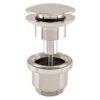BagnoDesign Aquaeco Brushed Nickel Universal Push Button Basin Waste