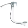 BagnoDesign Chrome Bath Filler With Pop-up Waste 500mm