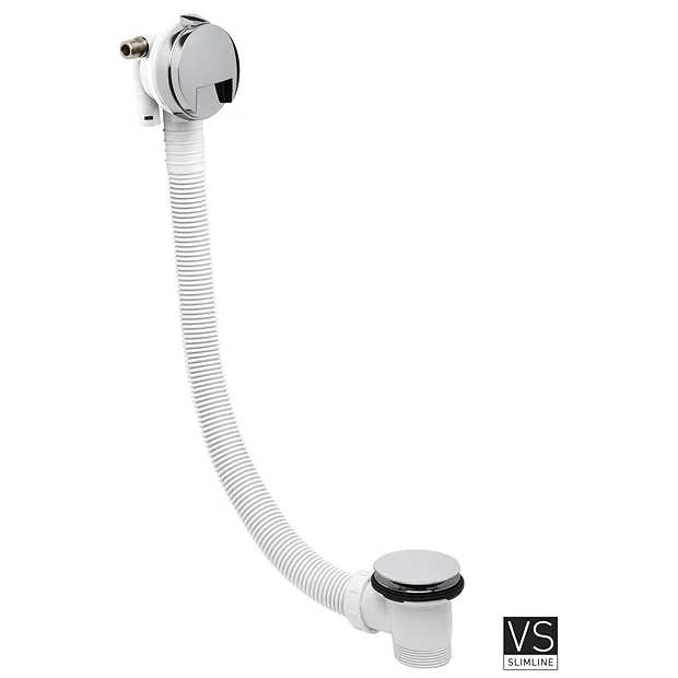 Crosswater - VS Slimline Bath Filler With Click Clack Waste 2 Crosswater - VS Slimline Bath Filler With Click Clack Waste - Image 2