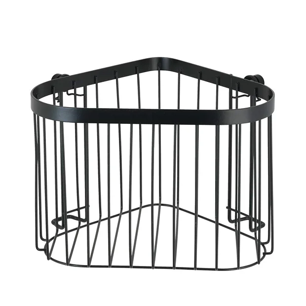 Victorian Plumbing Black Corner Wire Shower Basket 3 Victorian Plumbing Black Corner Wire Shower Basket - Image 3