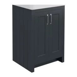 Chatsworth 560mm Graphite Vanity Cabinet (excluding Basin)