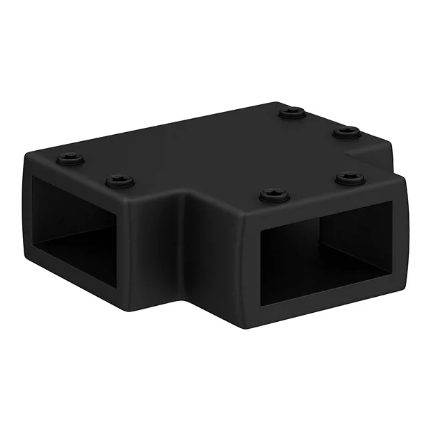 Arezzo Matt Black T-Piece Section 2 Arezzo Matt Black T-Piece Section - Image 2