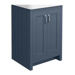 Chatsworth 560mm Blue Vanity Cabinet (excluding Basin)