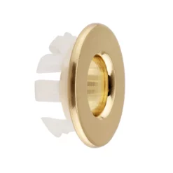 Arezzo Brushed Brass Basin Overflow Cover Insert Hole Trim