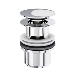 Britton Bathrooms - Basin Click-Clack Waste (slotted) - Chrome Plated