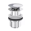 Britton Bathrooms - Basin Click-Clack Waste (unslotted) - Chrome Plated