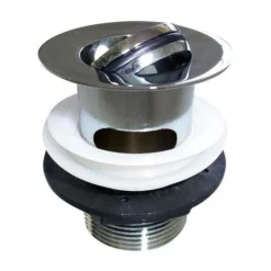 Britton Bathrooms - Basin Flip Top Waste (slotted) - Chrome Plated