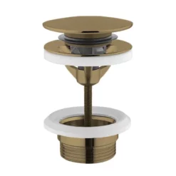 Crosswater Universal Basin Click Clack Waste - Brushed Brass