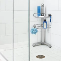 Simplehuman Freestanding Corner Shower Caddy -smedbo shop bt1064 d2