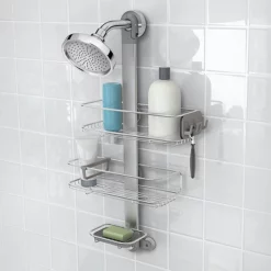 Simplehuman Adjustable Shower Caddy 8 Simplehuman Adjustable Shower Caddy -smedbo shop bt1098 d1