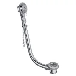 Crosswater - Chrome Exposed Bath Waste With Plug And Chain