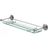 Urlington Bathroom Burlington - Glass Shelf With Chrome Guard Rail