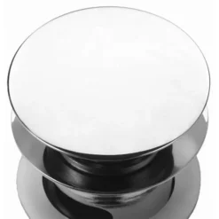 Urlington Bathroom Burlington "Click-Clack" Slotted Push Button Basin Waste