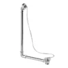 Urlington Bathroom Burlington Vertical Bath Overflow-Plug-Chain For External Use - Double Ended Baths