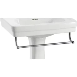 Urlington Bathroom Burlington - 58cm Medium Add On Towel Rail - For Use With Contemporary Basin - T2