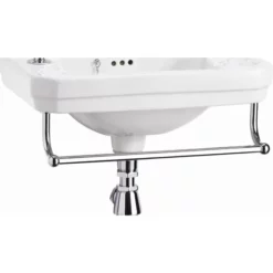 Urlington Bathroom Burlington Add On Towel Rail For Square Cloakroom Basins - T6