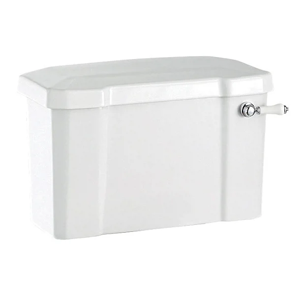 Urlington Bathroom Burlington Close Coupled/Low Level Cistern 51cm + Ceramic Lever 1 Urlington Bathroom Burlington Close Coupled/Low Level Cistern 51cm + Ceramic Lever