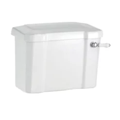Urlington Bathroom Burlington Close Coupled/Low Level Cistern 44cm + Ceramic Lever