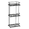 Cruze Bathroom Cruze Black 3-Tier Freestanding Shower Caddy