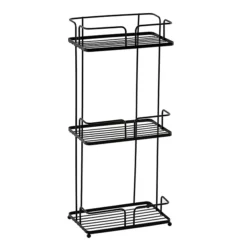 Cruze Bathroom Cruze Black 3-Tier Freestanding Shower Caddy