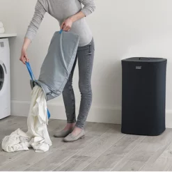 Joseph Joseph Bathroom Joseph Joseph Tota 60L Laundry Separation Basket - Carbon Black