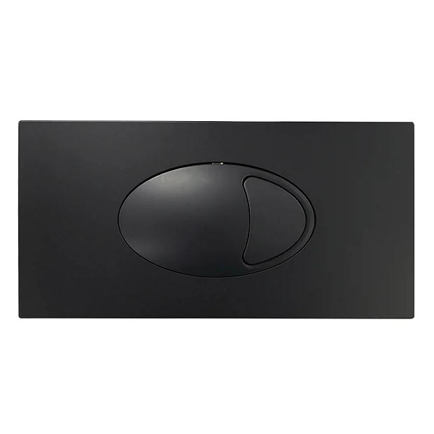 Cruze Bathroom Cruze Large Push Button Plate Matt Black 1 Cruze Bathroom Cruze Large Push Button Plate Matt Black