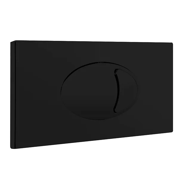 Cruze Bathroom Cruze Large Push Button Plate Matt Black 2 Cruze Bathroom Cruze Large Push Button Plate Matt Black - Image 2