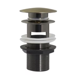 Chatsworth Antique Brass Slotted Click Clack Basin Waste