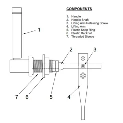 Heritage Bathroom Heritage Deco Chrome Cistern Lever