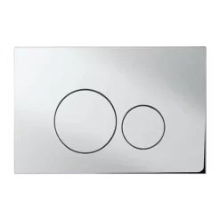 Crosswater Central Chrome Dual Flush Plate