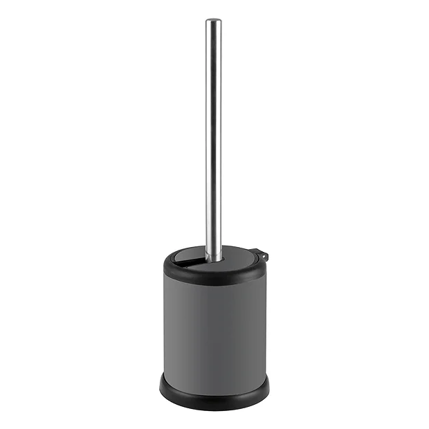 Cruze Bathroom Cruze Grey Freestanding Toilet Brush & Holder 2 Cruze Bathroom Cruze Grey Freestanding Toilet Brush & Holder - Image 2