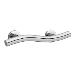Milton Accessible Bathroom Milton Wave 14 Inch Chrome Grab Rail