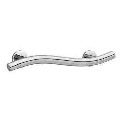 Milton Accessible Bathroom Milton Wave 18 Inch Chrome Grab Rail