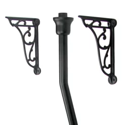 Chatsworth High Level Flush Pipe Kit Matt Black -smedbo shop ch961mb d1