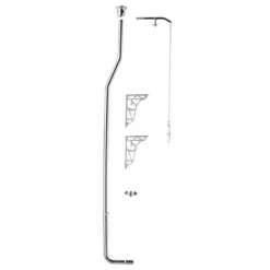 Ideal Standard Waverley High Level Flushpipe Kit Chrome