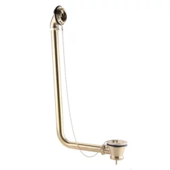 Chatsworth Traditional Luxury Exposed Retainer Bath Tub Waste Brushed Brass