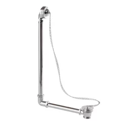 Clearwater Bath Clearwater - Vertical Bath Overflow, Plug & Chain Waste For External Use