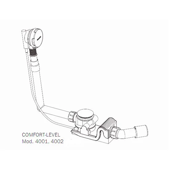 Kaldewei - Comfort Level Pop Up Bath Waste - Standard 1 Kaldewei - Comfort Level Pop Up Bath Waste - Standard