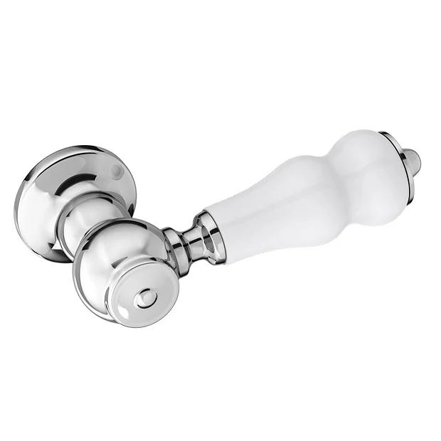 Victorian Plumbing Coniston Chrome Traditional Ceramic Cistern Lever 2 Victorian Plumbing Coniston Chrome Traditional Ceramic Cistern Lever - Image 2