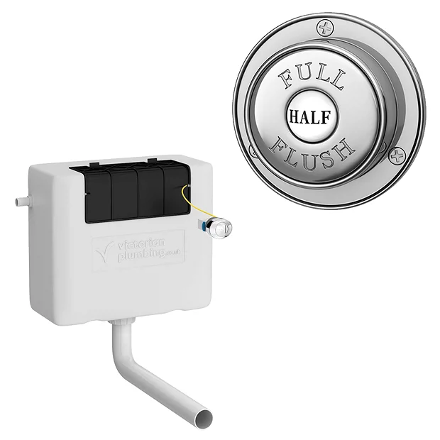 Chatsworth Premium Traditional Dual Flush Concealed Cistern 2 Chatsworth Premium Traditional Dual Flush Concealed Cistern - Image 2