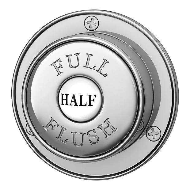 Chatsworth Premium Chrome Plated Brass Dual Flush WC Push Button 2 Chatsworth Premium Chrome Plated Brass Dual Flush WC Push Button - Image 2