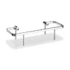 Smedbo Sideline Soap Basket - Polished Chrome / White
