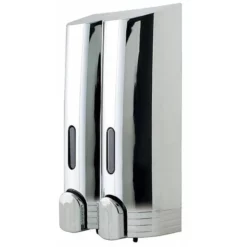 Euroshowers - Tall Double Liquid Dispenser - Chrome
