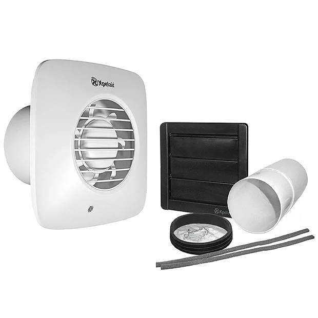 Xpelair Simply Silent Timer & Humidistat Square Extractor Fan 100mm 3 Xpelair Simply Silent Timer & Humidistat Square Extractor Fan 100mm - Image 3