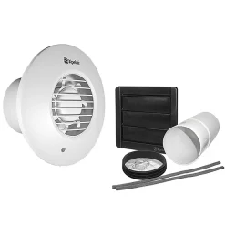 Xpelair Simply Silent Timer Controlled Round Extractor Fan -smedbo shop dx100trl
