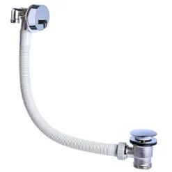 Nuie Round Waterfall Freeflow Bath Filler