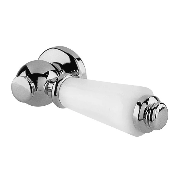 Hudson Reed White Ceramic Cistern Lever 1 Hudson Reed White Ceramic Cistern Lever