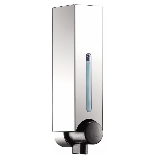 Euroshowers Mini Chic Single Soap Dispenser - Chrome 1 Euroshowers Mini Chic Single Soap Dispenser - Chrome