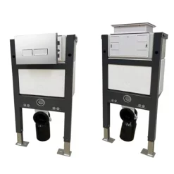 Victorian Plumbing Compact Toilet Fixing Frame With Dual Flush Cistern -smedbo shop evo702fp d6