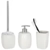 Wenko Faro Ceramic Bathroom Accessories Set - White